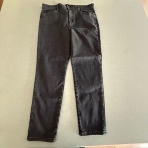 Joes Jeans Women's 33W/26L Black Stretch Denim Pants Casual Dark Wash EUC